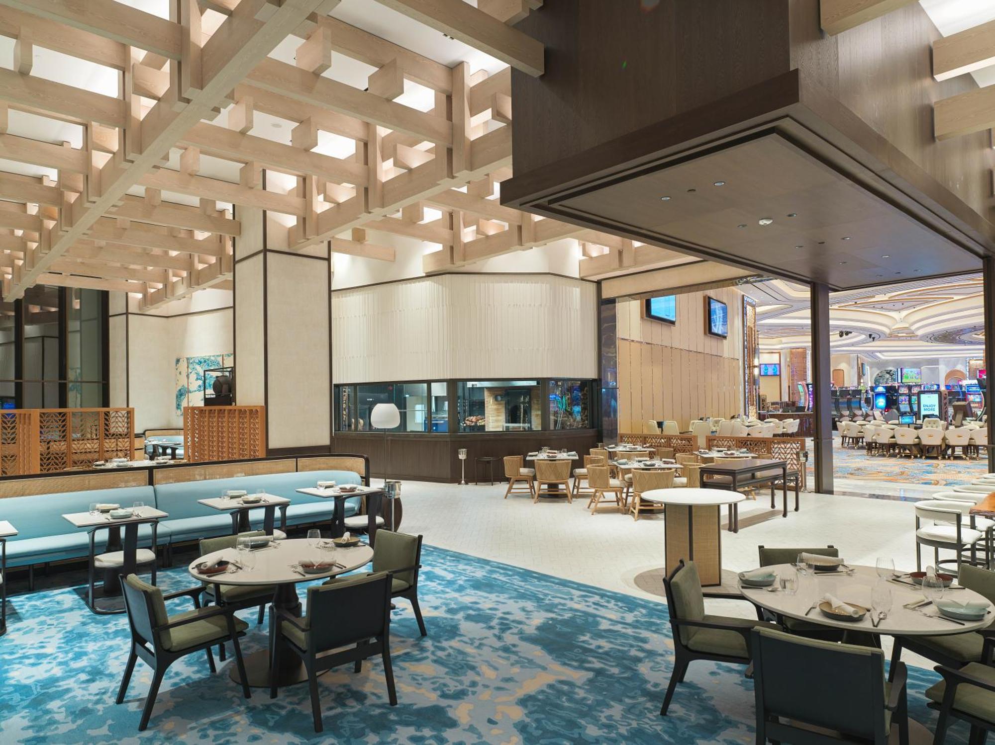 City Of Dreams Mediterranean - Integrated Resort, Casino & Entertainment Limassol Eksteriør billede The interior of the dining room at the MGM Resorts in National Harbor, Maryland